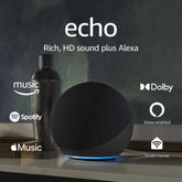 亞馬遜 Echo 第四代智能揚聲器 – 高級聲音與 Alexa 智能家居控制