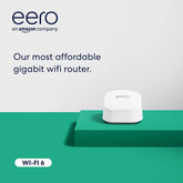 Introducing Amazon eero 6+ dual-band mesh Wi-Fi 6 router, with built-in Zigbee smart home hub and 160MHz client device support (2022 release)