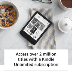 All-new Amazon Kindle 11th Generation (2022) – The lightest and most compact Kindle, now with a 6” 300 ppi high-resolution display, and 2x the storage