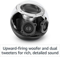 Echo (4th Gen) - Spherical design with rich sound, smart home hub, and Alexa