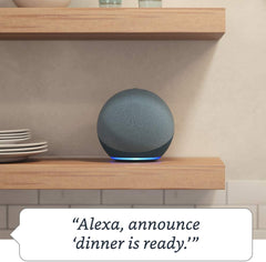 Echo (4th Gen) - Spherical design with rich sound, smart home hub, and Alexa
