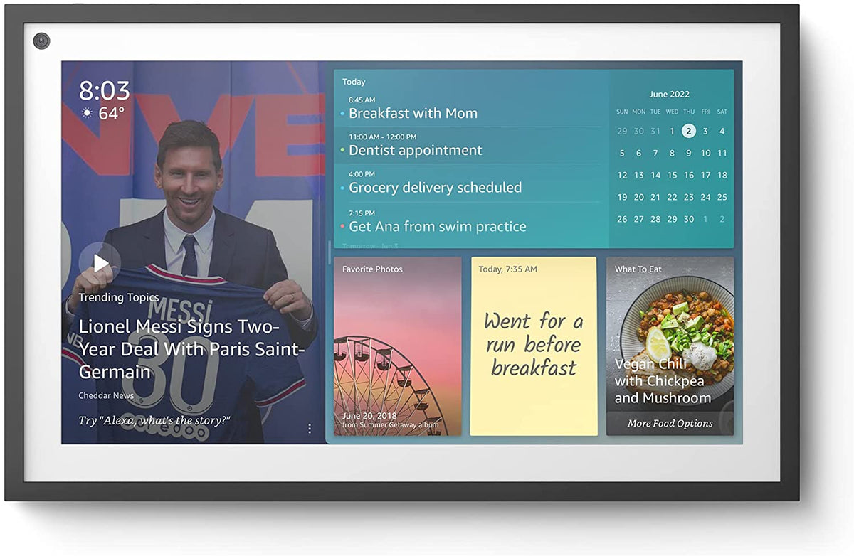 Introducing Echo Show 15, Full HD 15.6" smart display for family organization with Alexa
