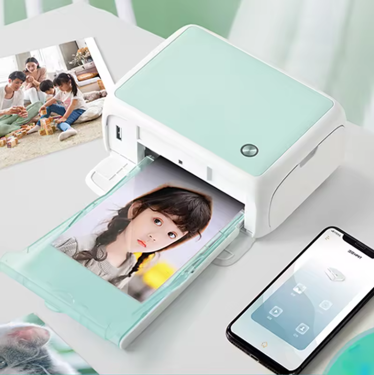 HPRT CP4000L Home Small Portable Photo Printer | Thermal Sublimation Printing Technology | Waterproof Splash 