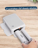 漢印 HPRT CP4000L 專用相紙 - 54張相紙+1墨水匣 | 熱昇華打印技術| 防水濺射