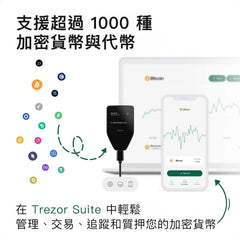 Trezor Safe 5 加密貨幣硬體錢包 – 進階安全保護與多幣種支援