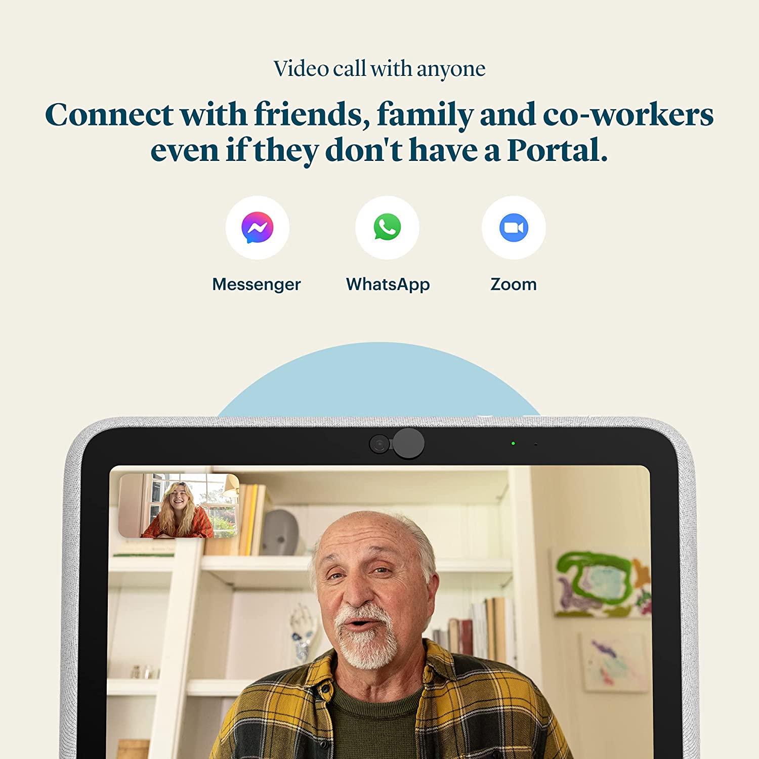 Meta Portal Go - 便攜式智能視頻通話 10” 顯示屏