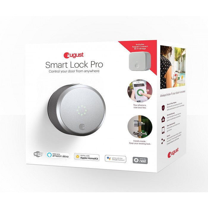 August Smart Lock (with 3rd Gen Technology) + Connect Bundle