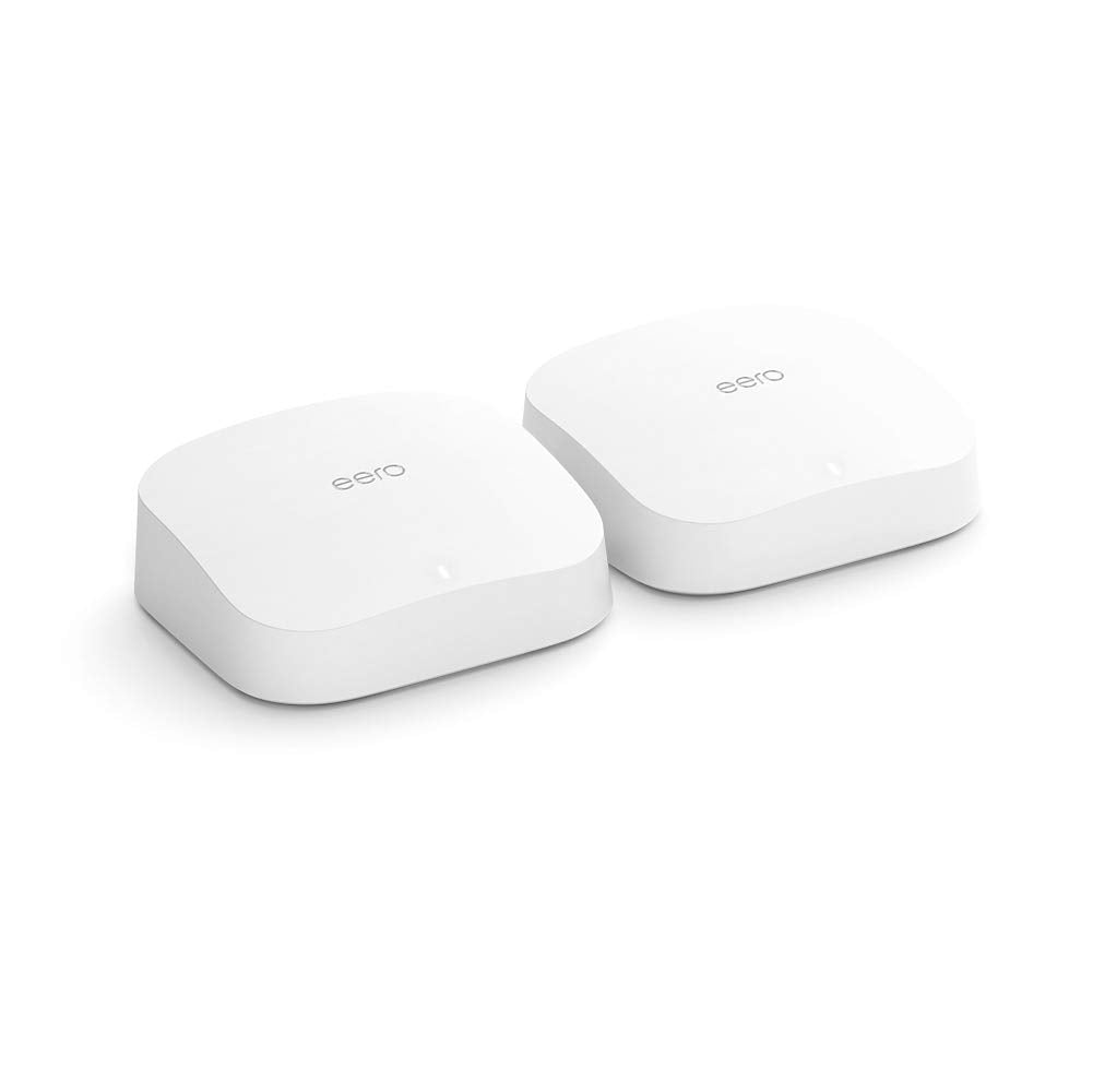 Amazon eero Pro 6 tri-band mesh Wi-Fi 6 router with built-in Zigbee smart home hub