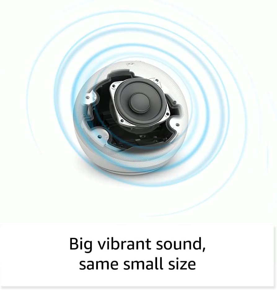 亞馬遜全新Echo Dot 連時鐘(第五代，2022 年發佈）智能揚聲器 - 具有時間顯示屏