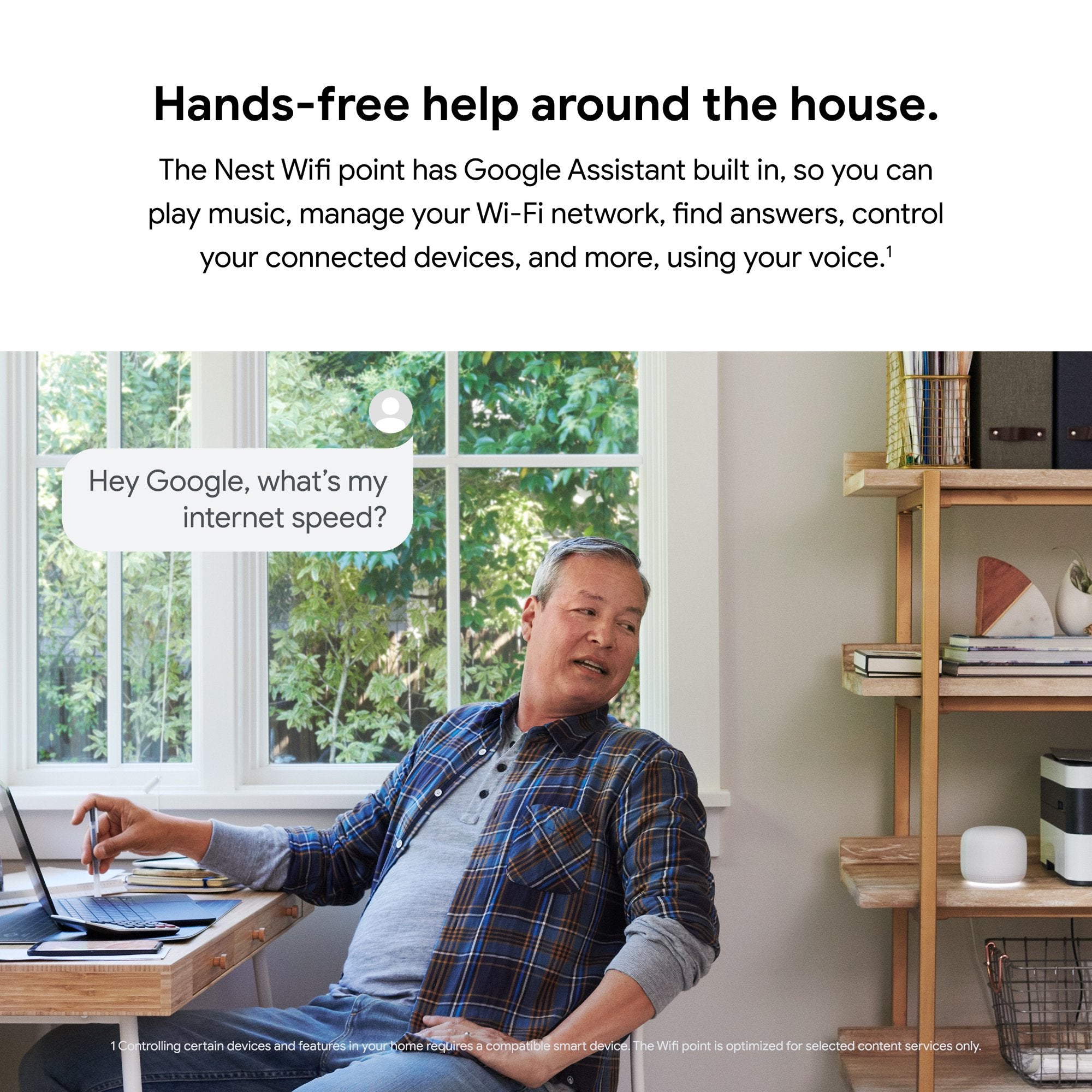 Google Nest WiFi Add On Access Point Mesh Wi-Fi System (Add On